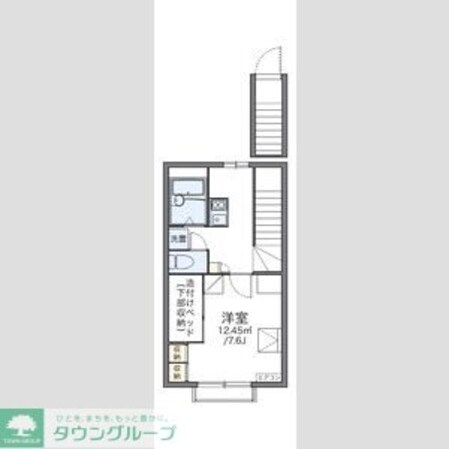 レオパレスヴィラ本町の物件間取画像
